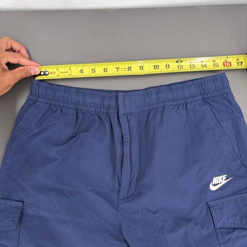 Nike Pants Mens XL Navy Cargo Joggers Lightweight Elastic Waist DD5207-410 - Picture 9 of 10